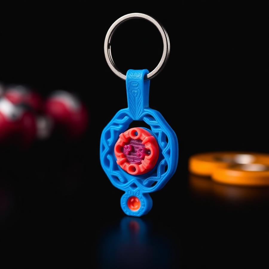 Chaveiro personalizado impresso em 3D